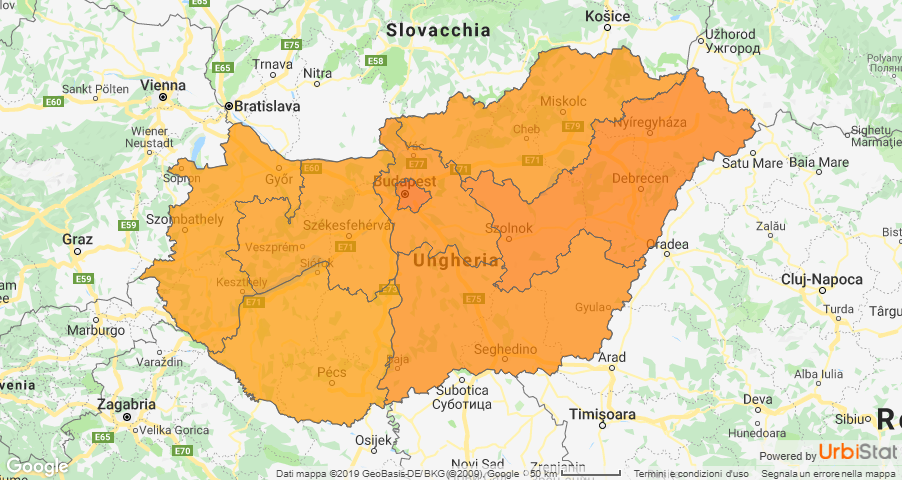 Aggiornamento uGeo Ungheria