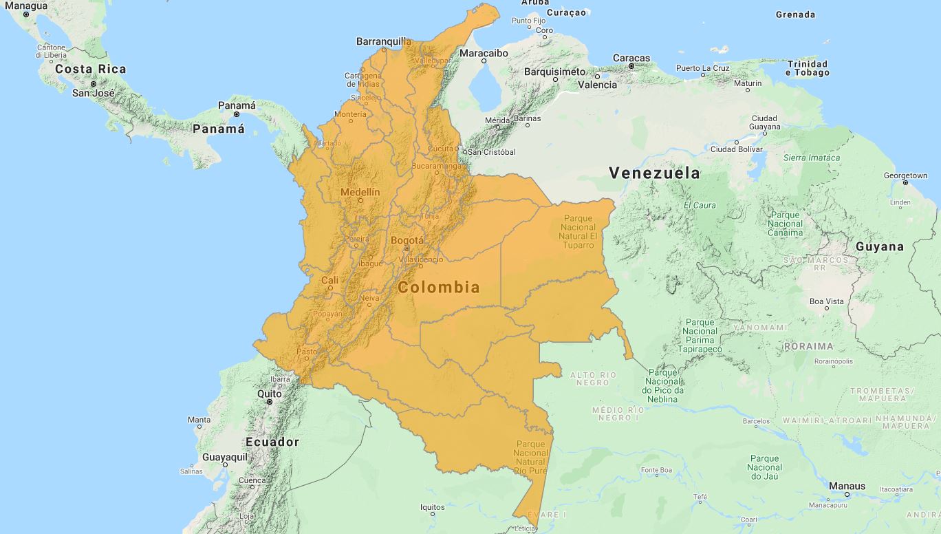 Aggiornamento uGeo Colombia