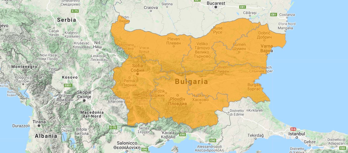 Aggiornamento uGeo Bulgaria