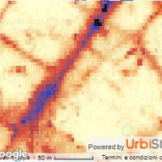 Detailed localization of mobile data on the territory